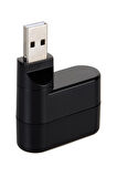  3 Bağlantı Noktalı 90/180 Derece Dönebilir USB 2.0 Çoklayıcı Hub Taşınılabilir Bilgisayarlar İçin