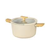 Berghoff Leo Balance Derin Tencere 24 cm Krem