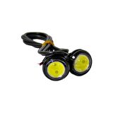 CARUB Lamba Ayna altı 22mm C.O.B Led 12V Tk Beyaz