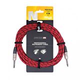 STAGG ENSTRÜMAN KABLOSU 6 METRE ÖRGÜ SARGILI NGC6VTR RD