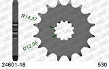 AFAM KAWASAKI ZX-12R Ninja (ZX1200) ÇELİK ÖN DİŞLİ #530 24601-18