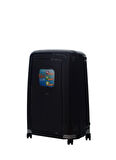 Samsonite Siyah Çekçekli Kumaş Valiz S'CURE 10U 09002