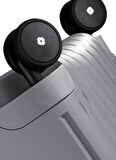 Samsonite Gri Çekçekli Sert Valiz S'CURE-SPINNER 55/20