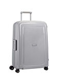 Samsonite Gri Çekçekli Sert Valiz S'CURE-SPINNER 69/25