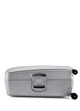 Samsonite Gri Çekçekli Sert Valiz S'CURE-SPINNER 69/25