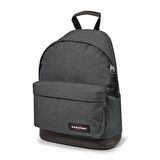 Eastpak Sırt Çantası Wyoming Altı Derili Black Denim EK81177H
