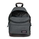 Eastpak Sırt Çantası Wyoming Altı Derili Black Denim EK81177H