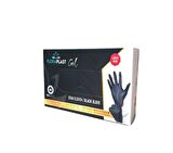 Glove M Beden Tpe/pe Pudrasız Tek Kullanımlık Siyah Elastik Eldiven 100 Adet