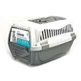 M-Pets Giro Carrier Kedi ve Köpek Taşıma Çantası Bej Beyaz 51,6x32,7x29,6 Cm 