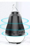 Taşınabilir ve Asılabilir Kamp-Çadır-Piknik İçin Aydınlatma+Speaker Bluetooth Hoparlör