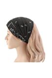 Pembe Beyaz Mavi Etnik Desenli Bandana, Saç Bandı Saç Bandı