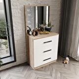 ıldır Çocuk Odası Takımı 4 Parça Tamamı Mdf Flora Beyaz Ayn
