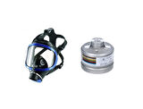 Drager X-Plore® 6300 Tam Yüz Gaz Maskesi + A1B2E2K1 HG CO NO P3 Filtre