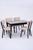 Venüs Elma Otomatik Açılır Masa Sandalye Takımı 80x120