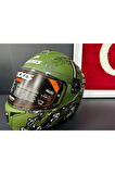 AXXİS DRAKEN S IRON PEACE C6 MAT YEŞİL HAKİ FUUL FACE