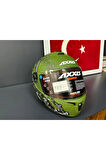 AXXİS DRAKEN S IRON PEACE C6 MAT YEŞİL HAKİ FUUL FACE
