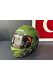 AXXİS DRAKEN S IRON PEACE C6 MAT YEŞİL HAKİ FUUL FACE