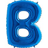 FOLYO BALON B HARF MAVİ 102CM