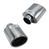 Universal Krom Egzoz Ucu Oval Çıkış 105×60 200-010