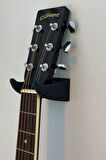 Gitar Duvar Askısı 52mm Siyah Renk