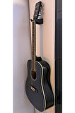 Gitar Duvar Askısı 52mm Siyah Renk