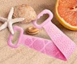 Renkli Banyo Kesesi Peeling Silikon Duş Lifi Fırçası Peeling Vücut Temizleme Masaj 2 ADET