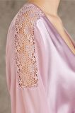 Pierre Cardin 6'lı Saten Gecelik Sabahlık Takım Çeyiz Seti 6005 - Rose