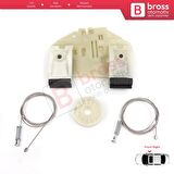 Mercedes Sprinter W906 2006-2018 VW Crafter 30-35 2E 2F 2006-2017 İçin Ön Sağ Cam Kriko Tamir Seti