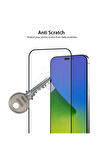 Iphone 14 Pro Tam Kaplayan 5d Nano Ekran Koruyucu Cam - Ultra Ince K1 - Extra İnce
