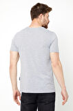 METALIC Erkek Pamuklu Kısa Kollu V Yaka T-shirt MTLCO36
