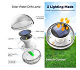 Solar yüzen havuz aydınlatması, güneş enerjili su yüzen lambalar,  su geçirmez, havuz ışığı, renk değişimi havuz aydınlatması, gölet, akvaryum, küvet ve havuz için dekorasyon, 2 adet