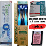 Bitki Özlü Diş Macunu-Diş Beyazlatma Tozu-3'lü Diş Fırça-Aktif Karbun Sabunu