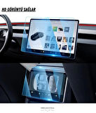 Tesla Model Y Juniper Multimedya ve Arka Ekran Set Nano Ekran Koruyucu