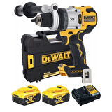 Dewalt XR Kömürsüz Akülü Darbeli Matkap 169Nm (2x4A) DCD1007NT-XJ 