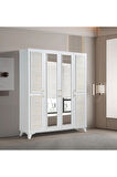 PEMA HOME Gold Class %100 Mdf 5 Kapaklı Dolap Gardırop