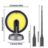 25 Watt Usb - Type-c Gi̇ri̇şli̇ Cob Ledli̇ Tek Yönlü 180 Derece Solar Çalişma Lambasi