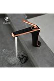 BANYO LAVABO BATARYASI SİYAH/BAKIR ROSE ÖZEL SERİ YENİ MODEL 5 YIL GARANTİLİ İTHAL