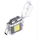 Gazsız Rezistanslı Elektrikli USB Şarjlı Çakmak Mini Cob El Fenerli 2 In 1 Mini Projektörlü Çakmak