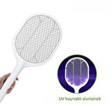 2-In-1 Elektrikli Anti-Sivrisinek Kovucu Mor Işıklı Lamba