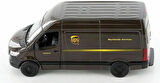 KiNSMART Mercedes-Benz Sprinter UPS Sürümü Teslimat Van 1:48 Ölçekli
