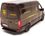 KiNSMART Mercedes-Benz Sprinter UPS Sürümü Teslimat Van 1:48 Ölçekli
