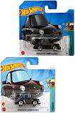 Hot Wheels 2 Araç Set - Porsche 911 Turbo 3.6 Siyah & Mor - Tooned (1/64)