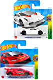 2 Araç Hot Wheels Set - Lamborghini Sesto Elemento & Lamborghini Huracan LP 620-2 Super Trofeo (1/64)
