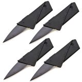 4 Adet Kredi Kartı Şeklinde Çakı Kart Şeklinde Bıçak Cardsharp Kart Çakı
