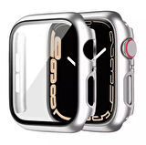 Apple Watch 7 8 45mm Uyumlu Kasa Ve Ekran Koruyucu 360 Tam Koruma Kılıf Gard