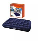 Bestway 67002 Flocked Blue Çift Kişilik Şişme Yatak