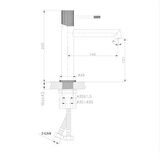 FM-2115 Siyah Lavabo Bataryası FM-2115