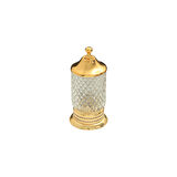 Pure Crystal / Pvd Gold takım Üstü Pamukluk