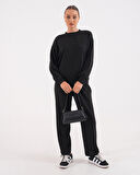 Modal Kumaş Sweatshirt Cepli Eşofman Takımı