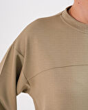 Modal Kumaş Sweatshirt Cepli Eşofman Takımı